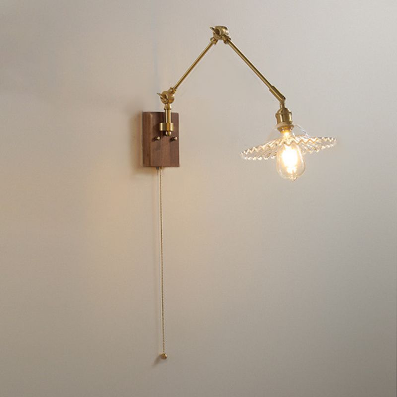 Muto Wall Lamp Modern, Folding Adjustable Metal, Study Room - Lamp Copper