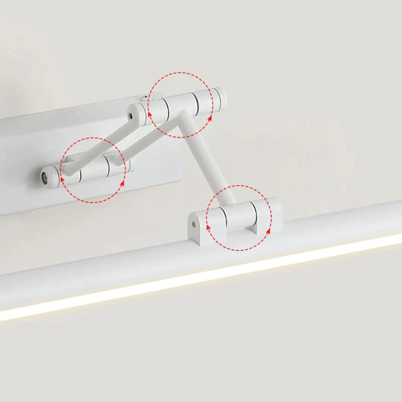 Volo Modern Linear Mirror Front Vanity Metal LED Wall Lamp - Lamp Copper
