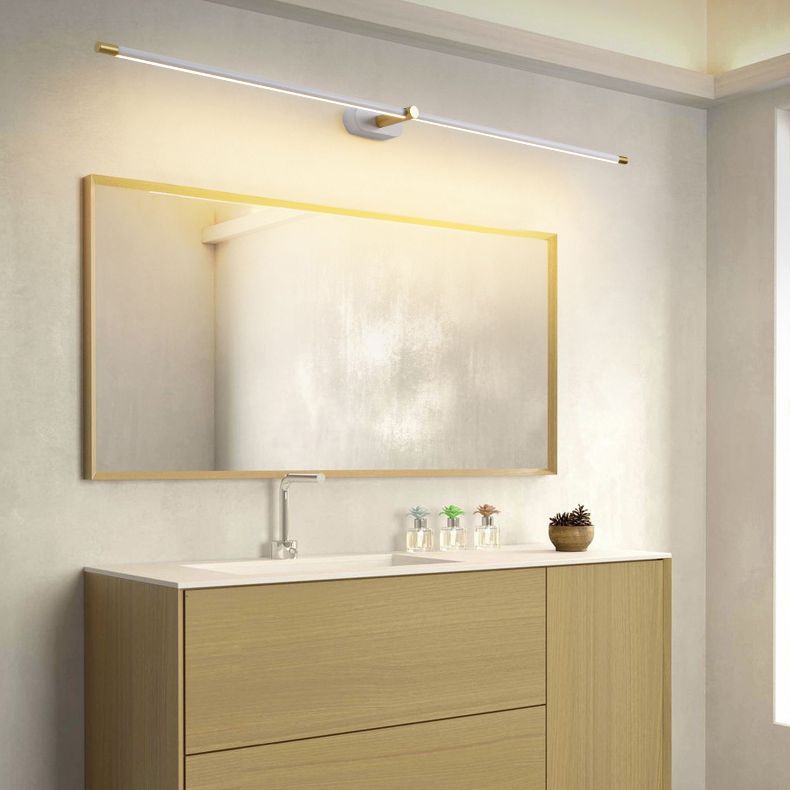 Ivox Minimalist Linear Wall Lamp Gold&Black - Lamp Copper