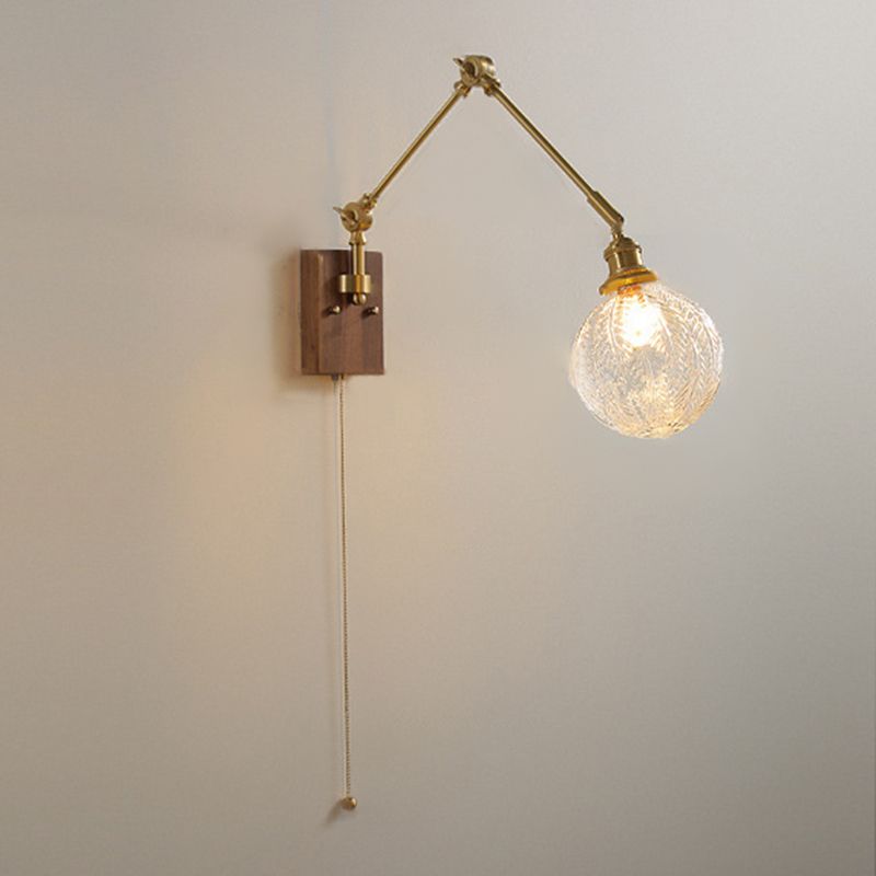 Muto Wall Lamp Modern, Folding Adjustable Metal, Study Room - Lamp Copper