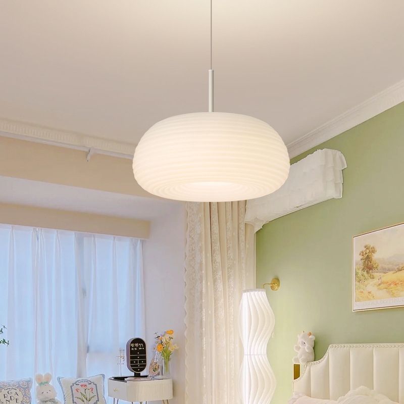 Janine Drum Shape Pendant Light - Lamp Copper