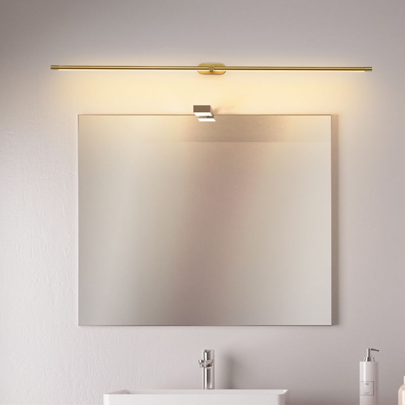 Ivox Minimalist Linear Wall Lamp Gold&Black - Lamp Copper