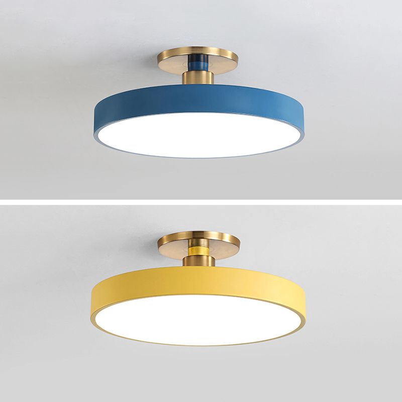 Loma Flush Mount Ceiling Light - Lamp Copper