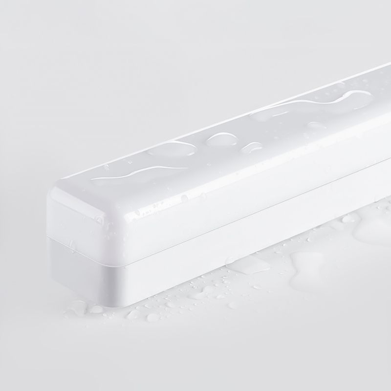 Arisha Modern Rectangular Acrylic Modern Wall Lamp, White - Lamp Copper