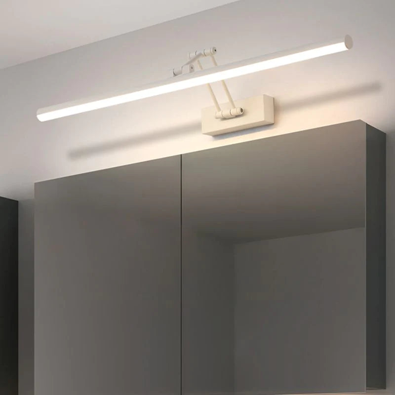 Volo Modern Linear Mirror Front Vanity Metal LED Wall Lamp - Lamp Copper