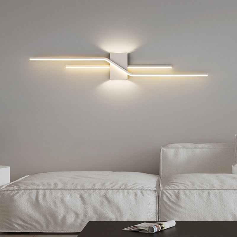 Arisha Minimalist Linear Metal Vanity Wall Light - Lamp Copper