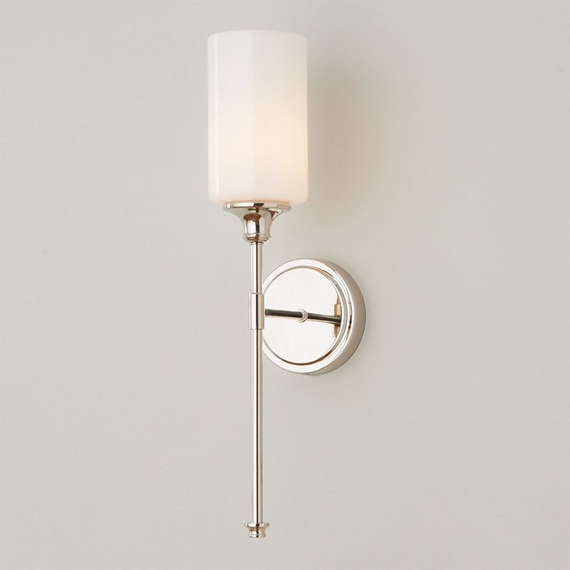 Arisha Milky Glass Mirror Front Vanity Wall Lamp, 2 Colour - Lamp Copper