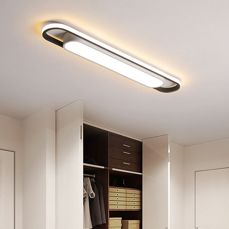 Arisha Modern Dou-Layer Flush Mount LED Ceiling Light - Lamp Copper