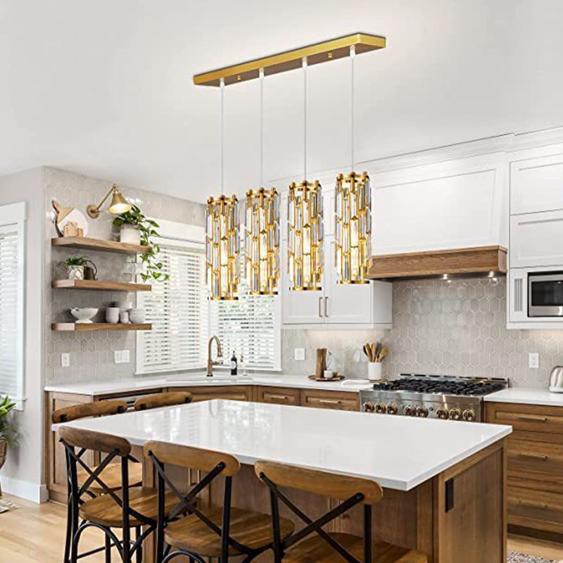 Kristy Cluster Pendant Light, Black & Gold - Lamp Copper