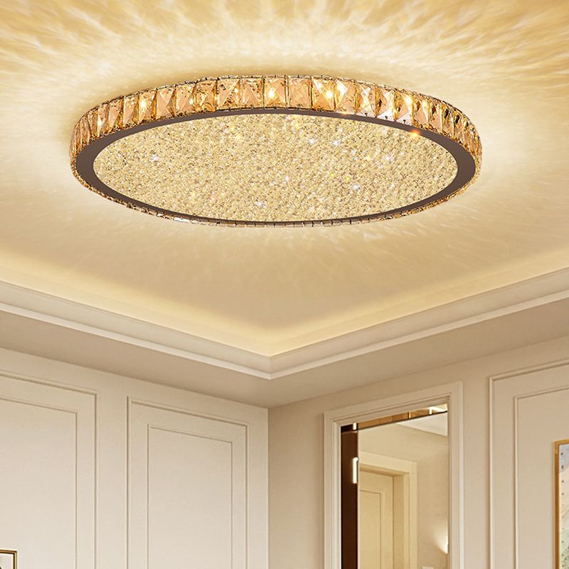 Eliza Luxury Crystal Ceiling Light - Lamp Copper