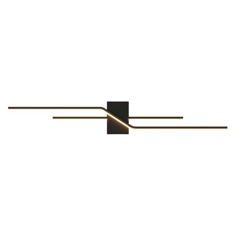 Arisha Minimalist Linear Metal Vanity Wall Light - Lamp Copper