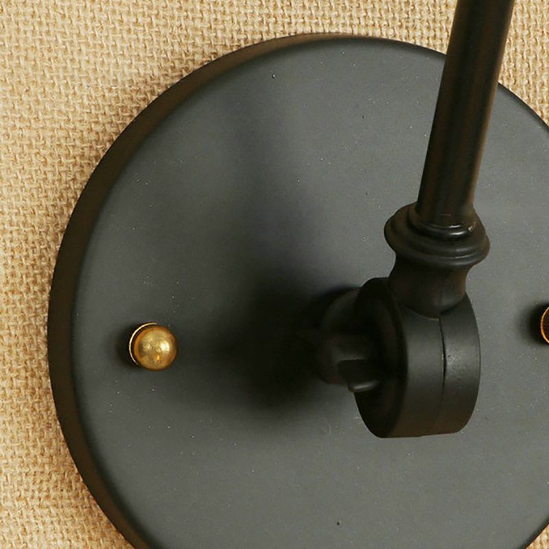 Silva Wall Lamp Retro Saucer Lampshade Metal Adjustable 2 Color, Bedroom - Lamp Copper