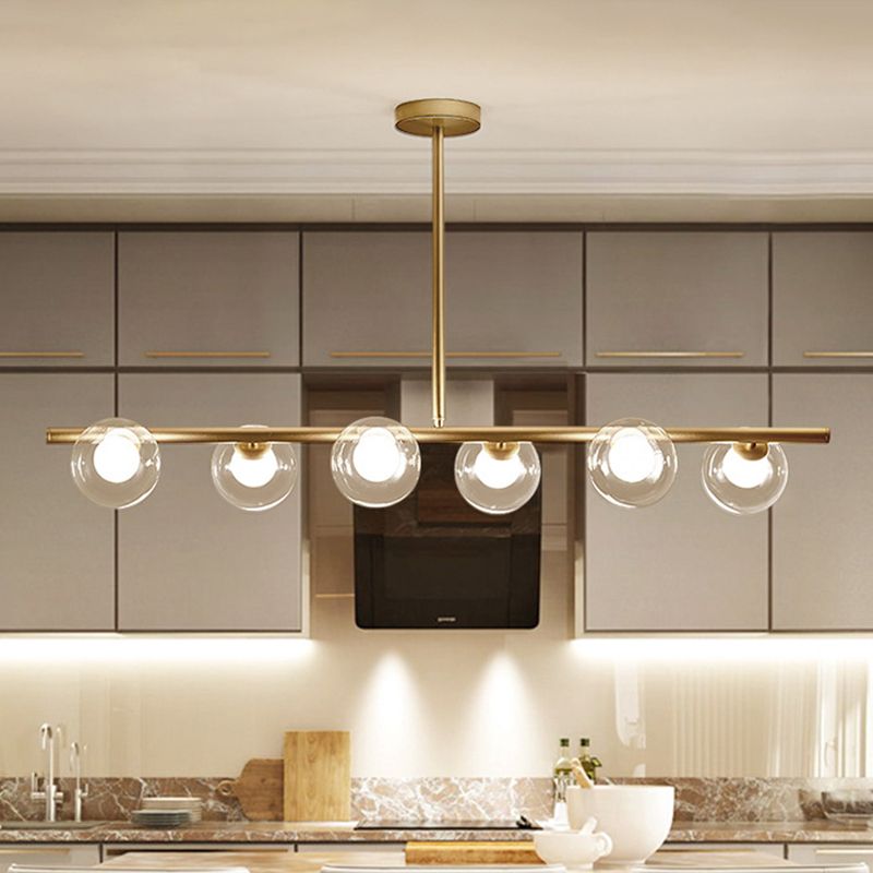 Zesty Linear Pendant Light - Lamp Copper