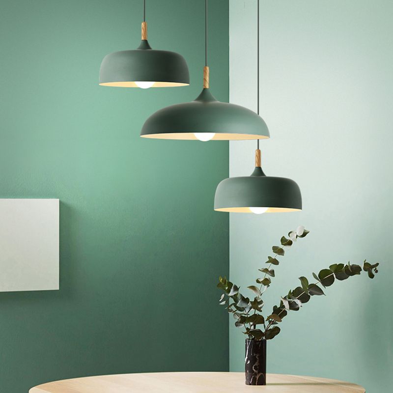Aria Modern Pendant Light Dome Macaron Dining Room - Lamp Copper