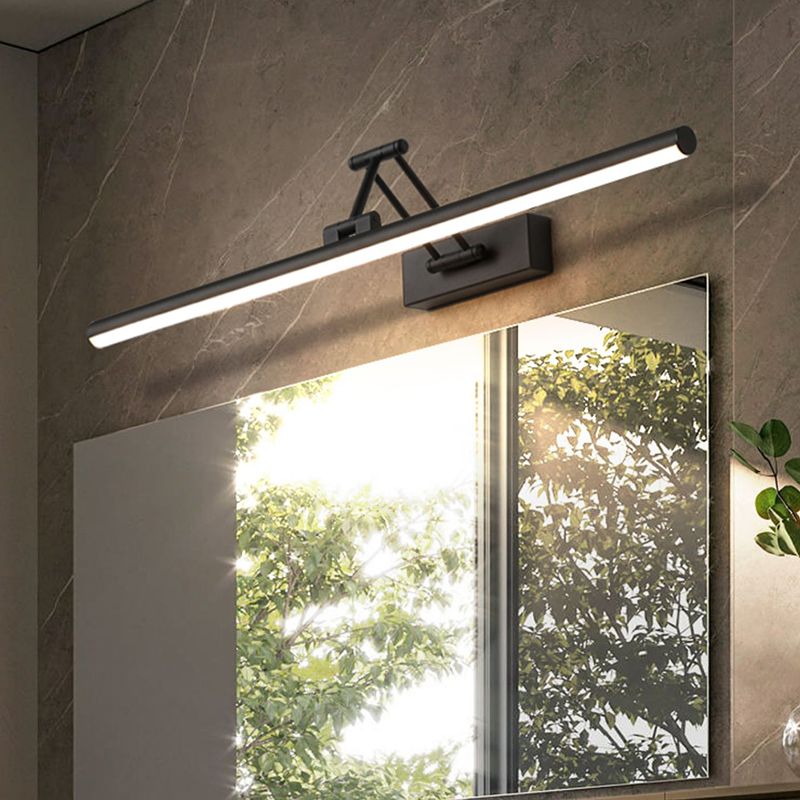 Volo Modern Linear Mirror Front Vanity Metal LED Wall Lamp - Lamp Copper