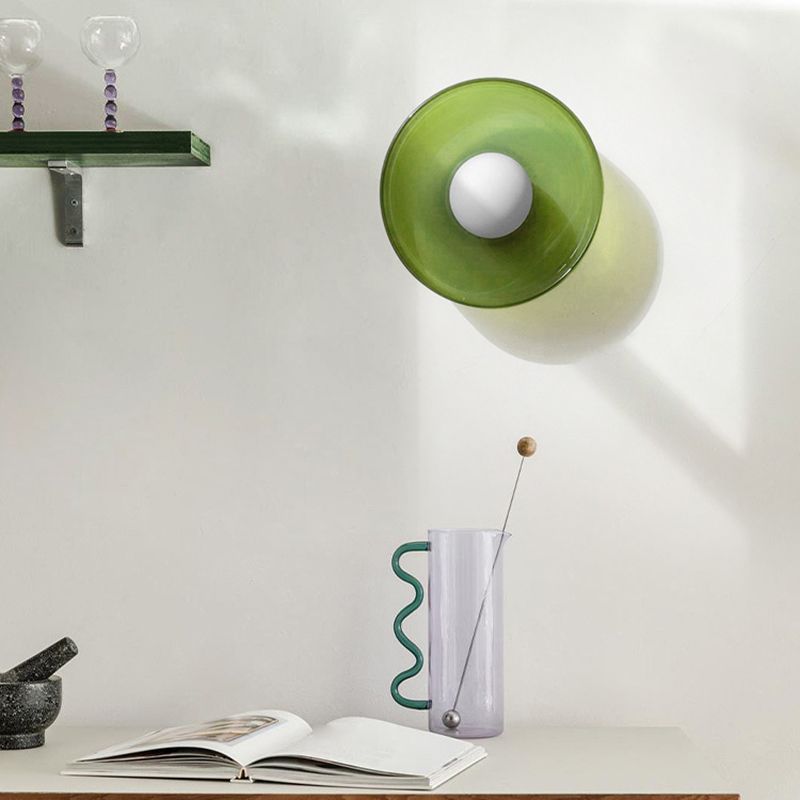 Jess Glass Ceiling Light - Lamp Copper