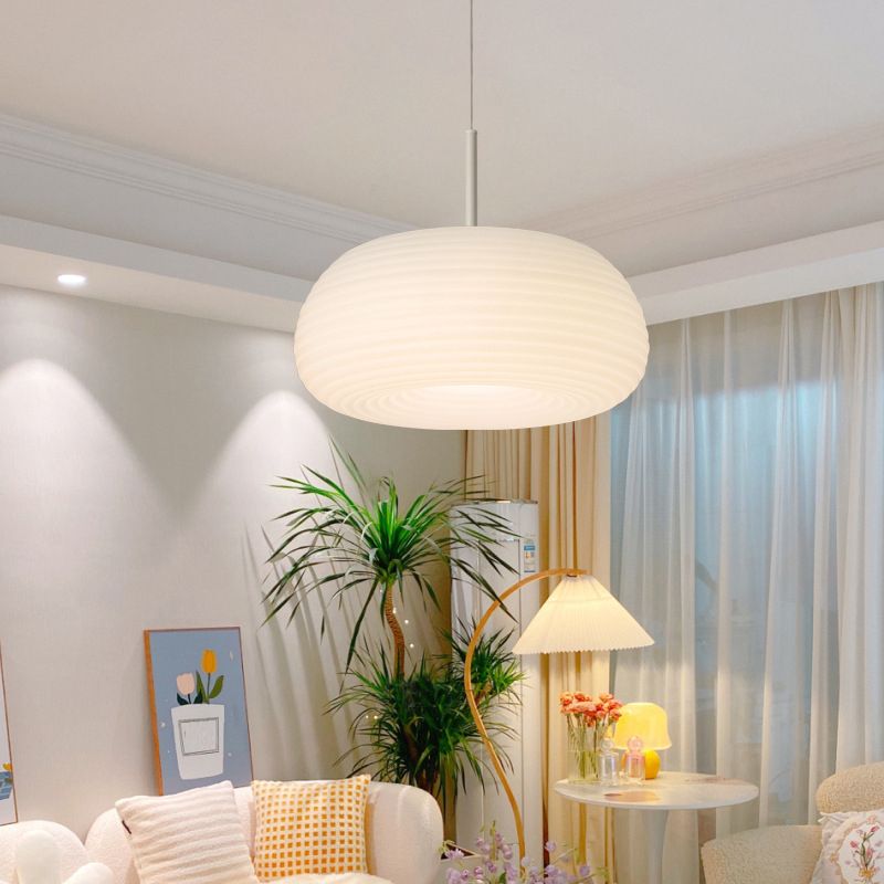 Janine Drum Shape Pendant Light - Lamp Copper