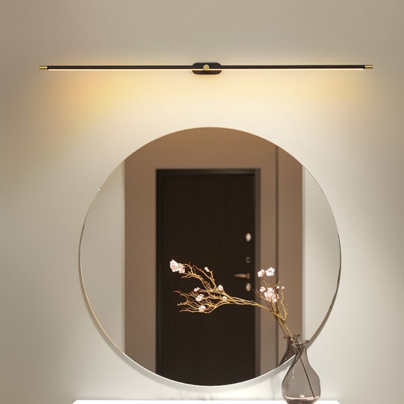 Ivox Minimalist Linear Wall Lamp Gold&Black - Lamp Copper