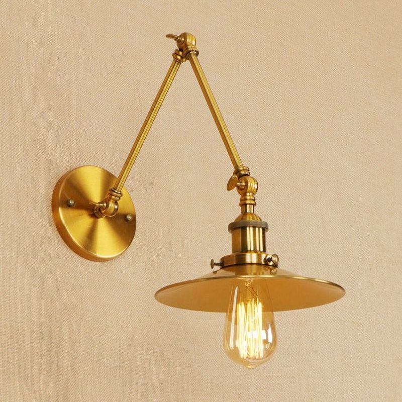 Silva Vintage Adjustable Wall Lamp, Bedroom - Lamp Copper