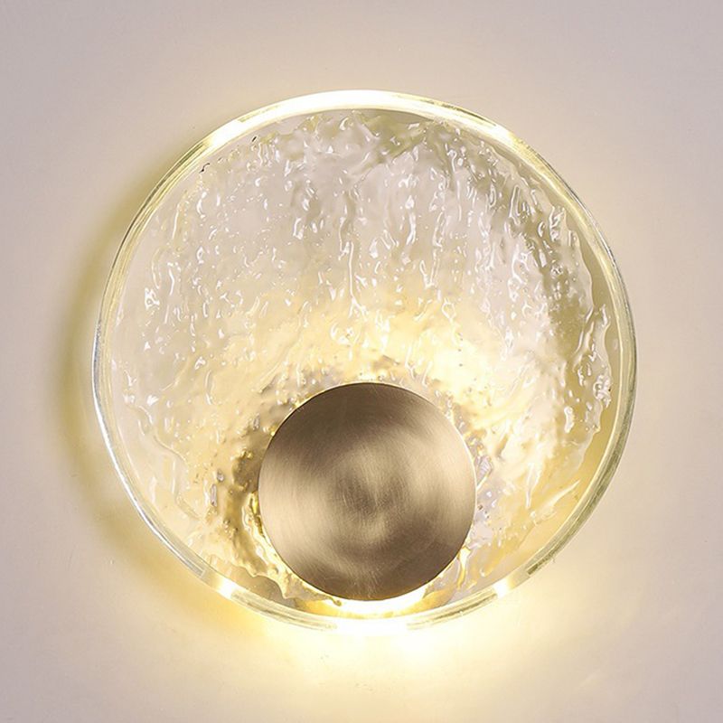 Kristy Art Deco Globe Crystal&Metal Bedroom Wall Lamp, Gold - Lamp Copper