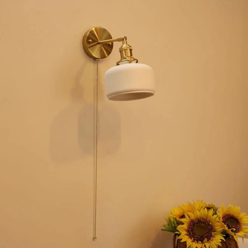 Arisha wrinkles Nordic Modern Dresser Wall Lamp - Lamp Copper