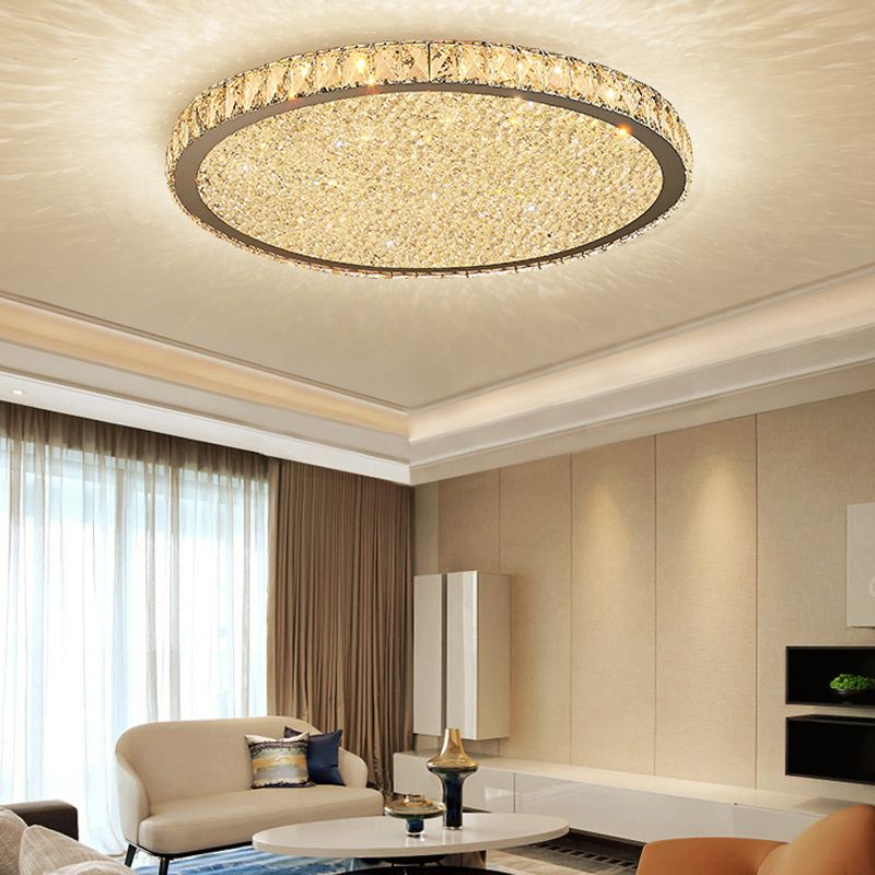 Eliza Luxury Crystal Ceiling Light - Lamp Copper