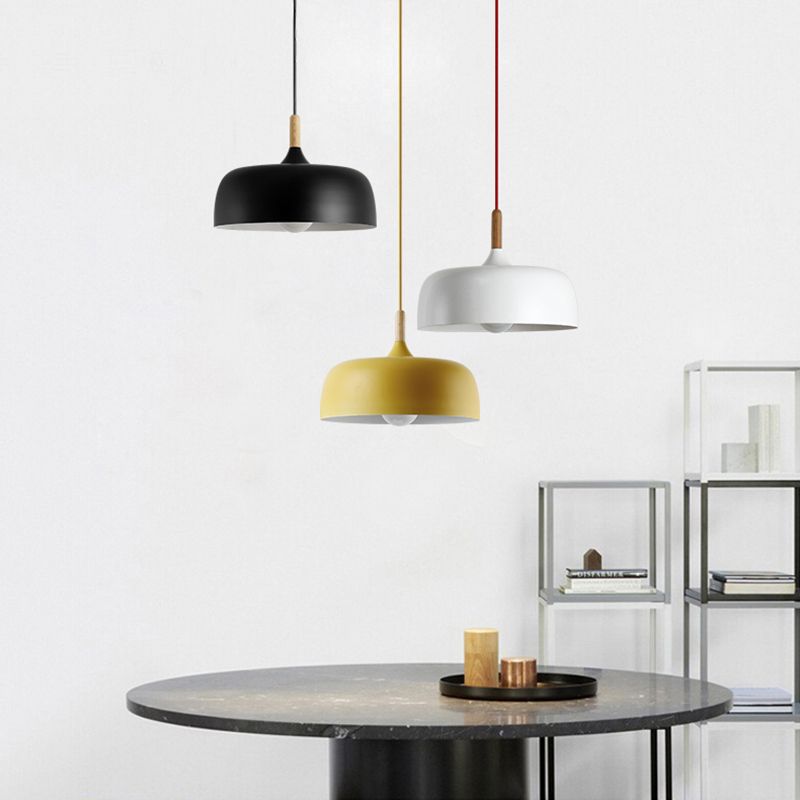 Aria Modern Pendant Light Dome Macaron Dining Room - Lamp Copper