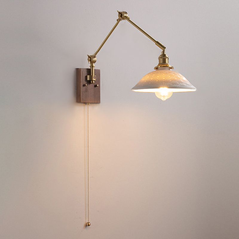Muto Wall Lamp Modern, Folding Adjustable Metal, Study Room - Lamp Copper