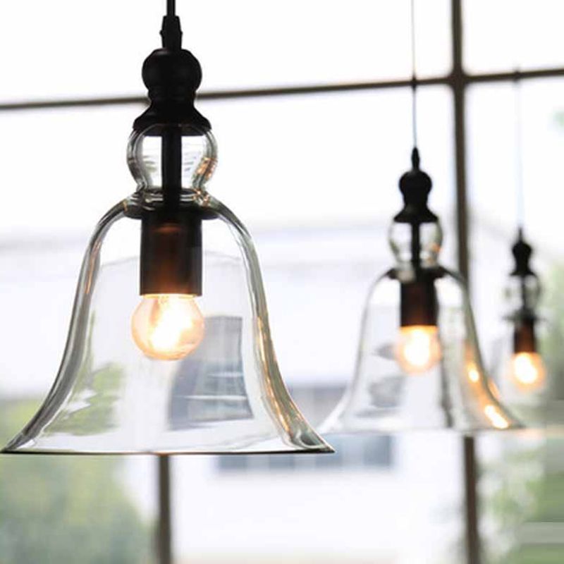 Arisha Vintage Industrial Bell Pendant Light - Lamp Copper