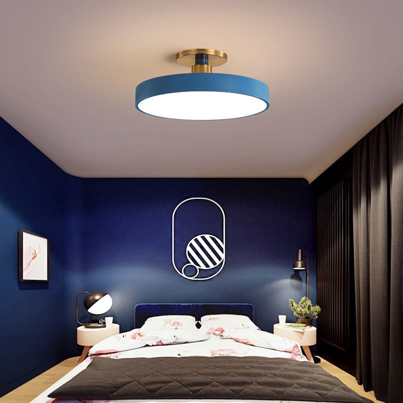 Loma Flush Mount Ceiling Light - Lamp Copper