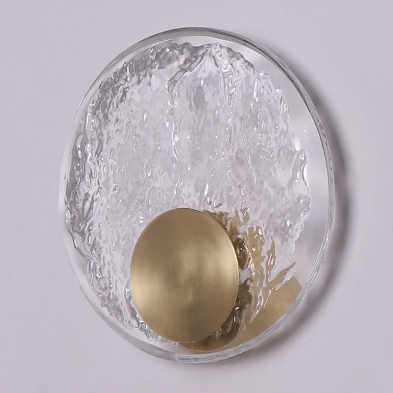 Kristy Art Deco Globe Crystal&Metal Bedroom Wall Lamp, Gold - Lamp Copper