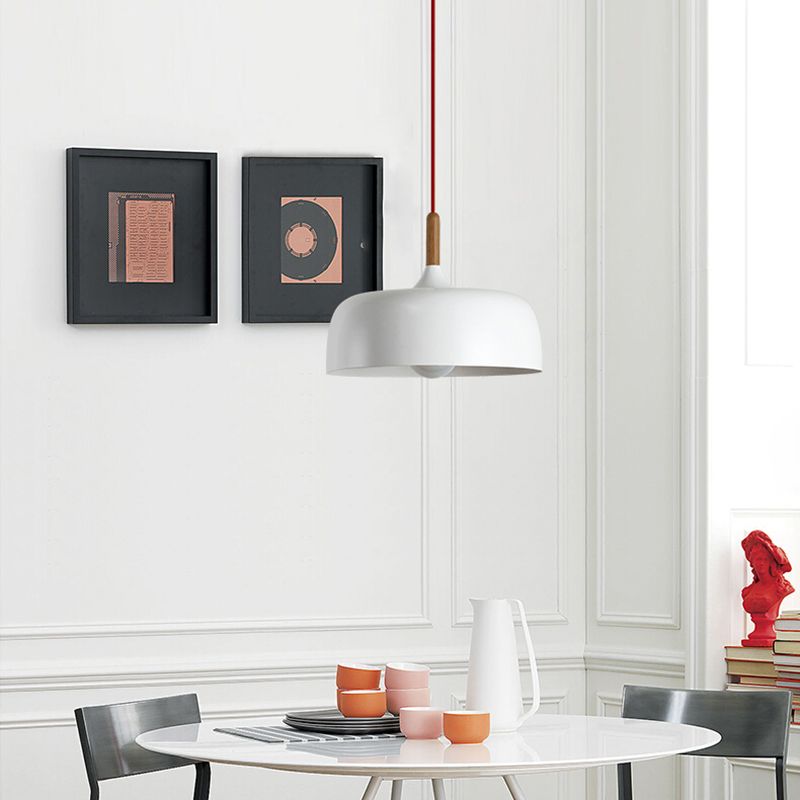 Aria Modern Pendant Light Dome Macaron Dining Room - Lamp Copper