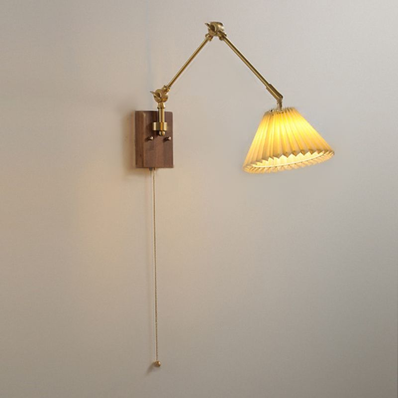 Muto Wall Lamp Modern, Folding Adjustable Metal, Study Room - Lamp Copper