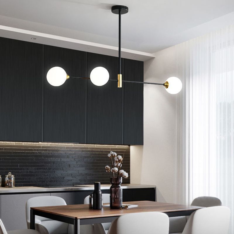 Valentina Nordic Bubble Metal Pendant Light, Black - Lamp Copper