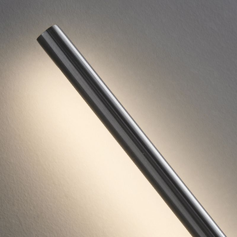 Arisha Modern Linear Metal&Acrylic Bedroom Wall Lamp, Black/Brass - Lamp Copper