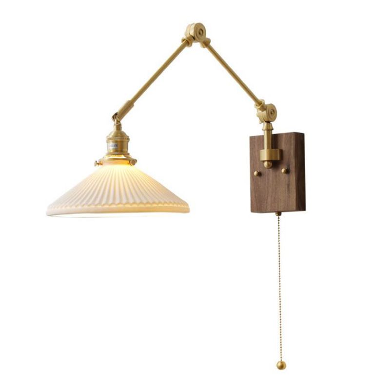 Muto Wall Lamp Modern, Folding Adjustable Metal, Study Room - Lamp Copper