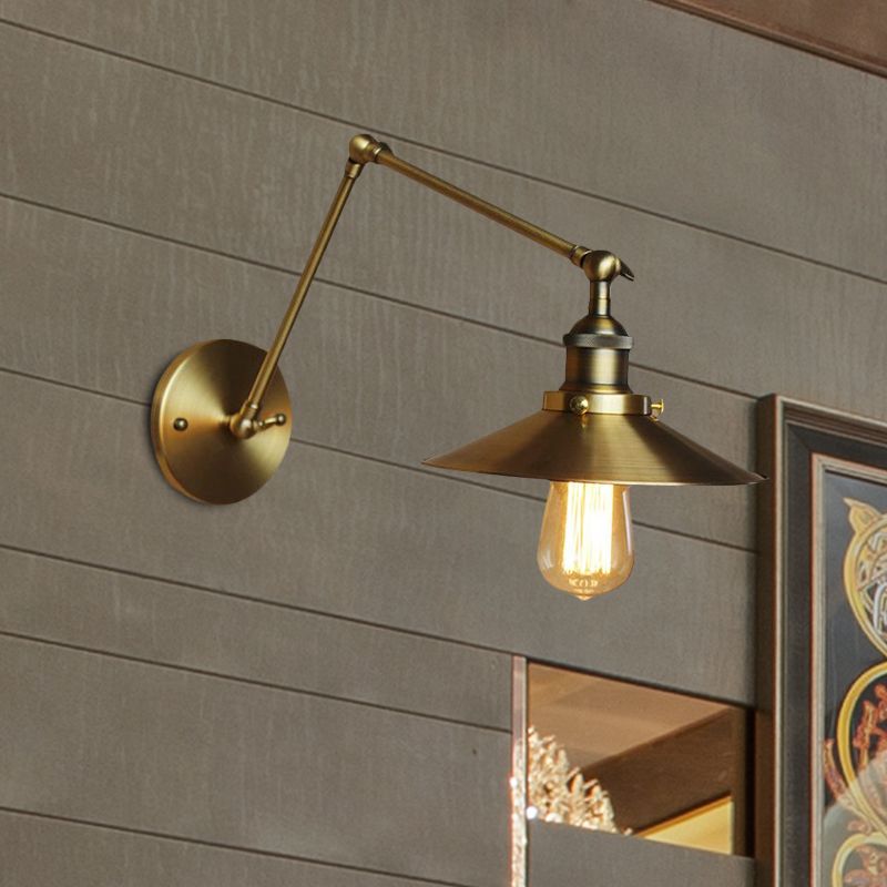 Silva Vintage Adjustable Wall Lamp, Bedroom - Lamp Copper