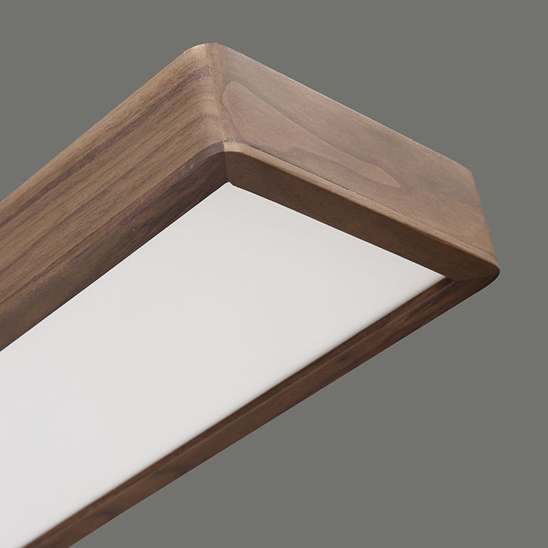 Muto Rectangular Designer Flush Mount Ceiling Light - Lamp Copper