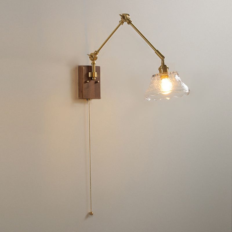 Muto Wall Lamp Modern, Folding Adjustable Metal, Study Room - Lamp Copper