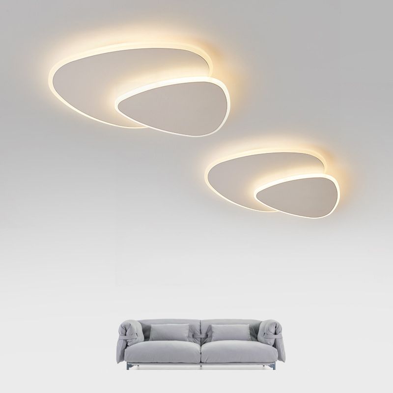 Zeno Designer Geometric Ceiling Light - Lamp Copper