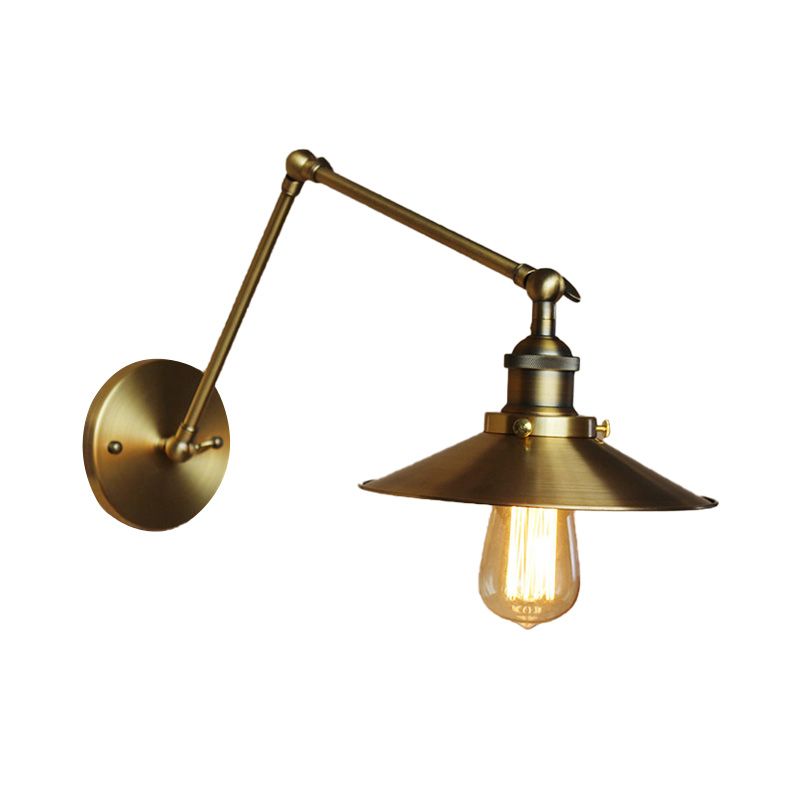 Silva Vintage Adjustable Wall Lamp, Bedroom - Lamp Copper