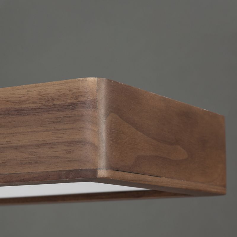 Muto Rectangular Designer Flush Mount Ceiling Light - Lamp Copper