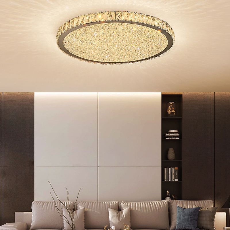 Eliza Luxury Crystal Ceiling Light - Lamp Copper