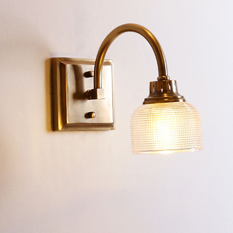 Arisha Prismatic Glass Vanity Wall Lamp - Lamp Copper
