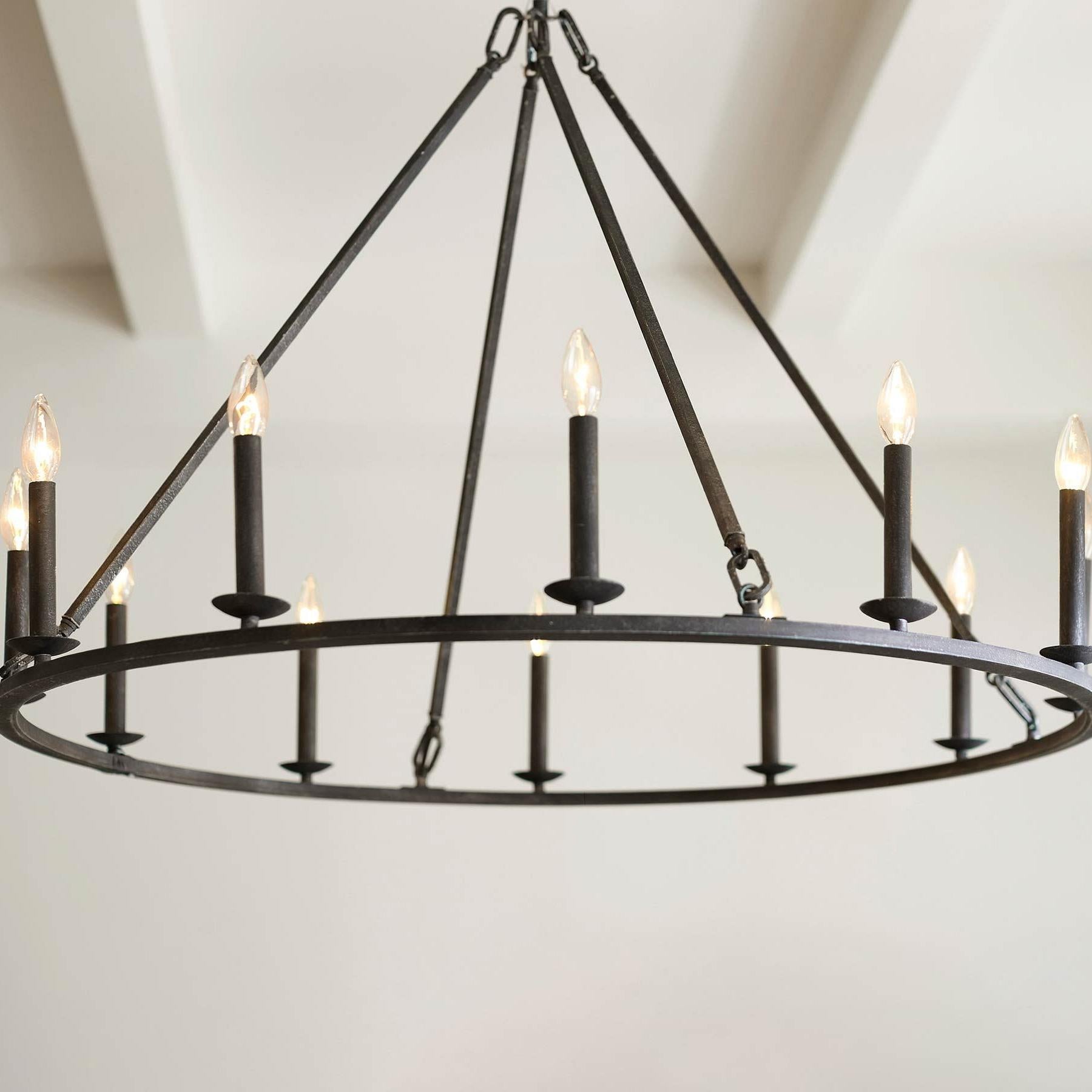 Lodge Chandelier Metal