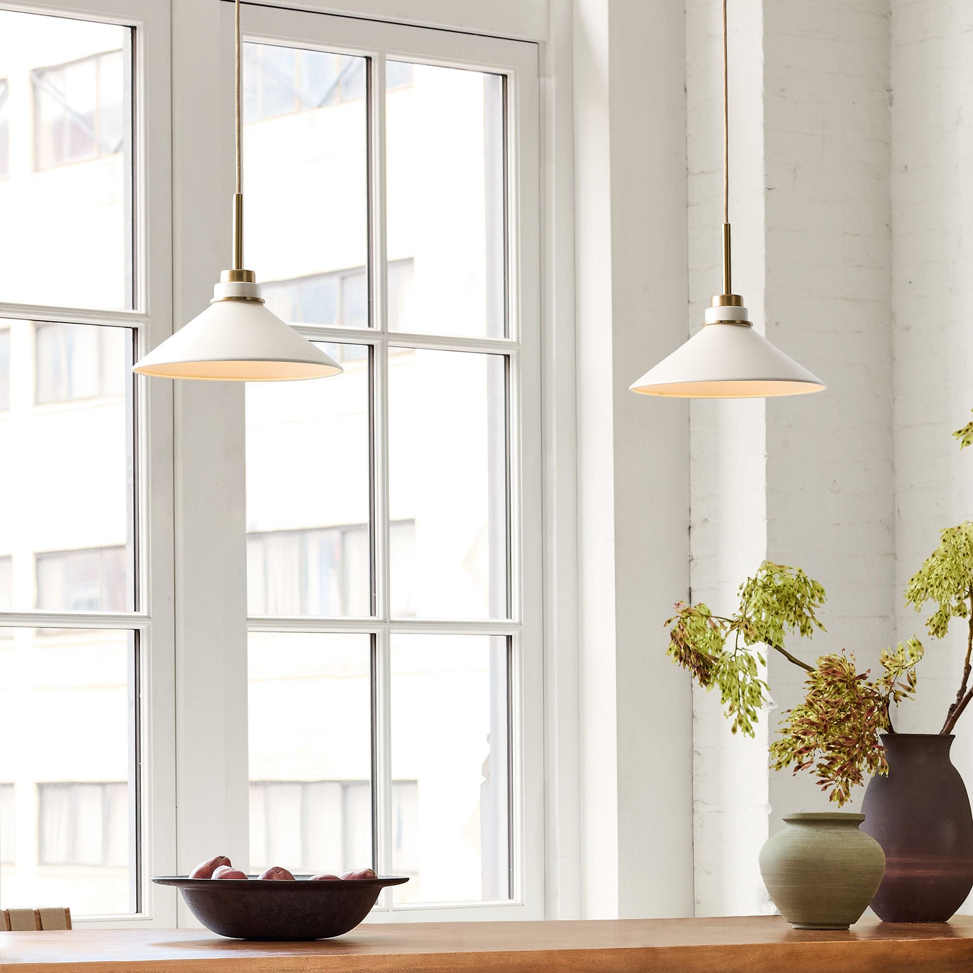 Grange Pendant Light Metal&Glass