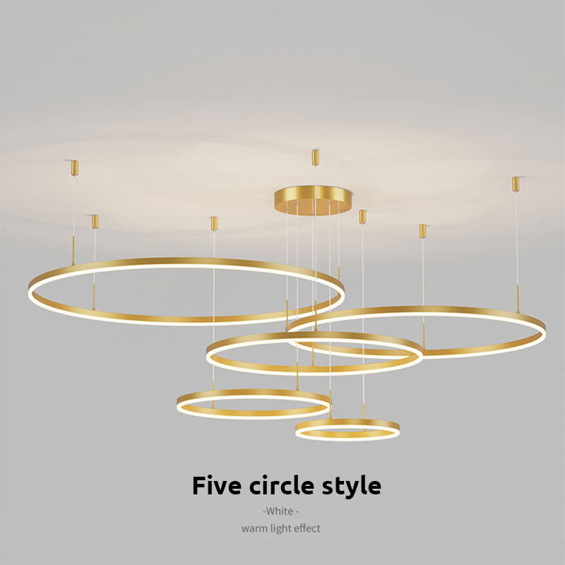 Remi Pendant Light Tir-Circle Liner - Lamp Copper