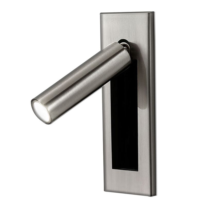 Arisha Modern Rotatable Bedside Sconce, Cylindrical/Square - Lamp Copper