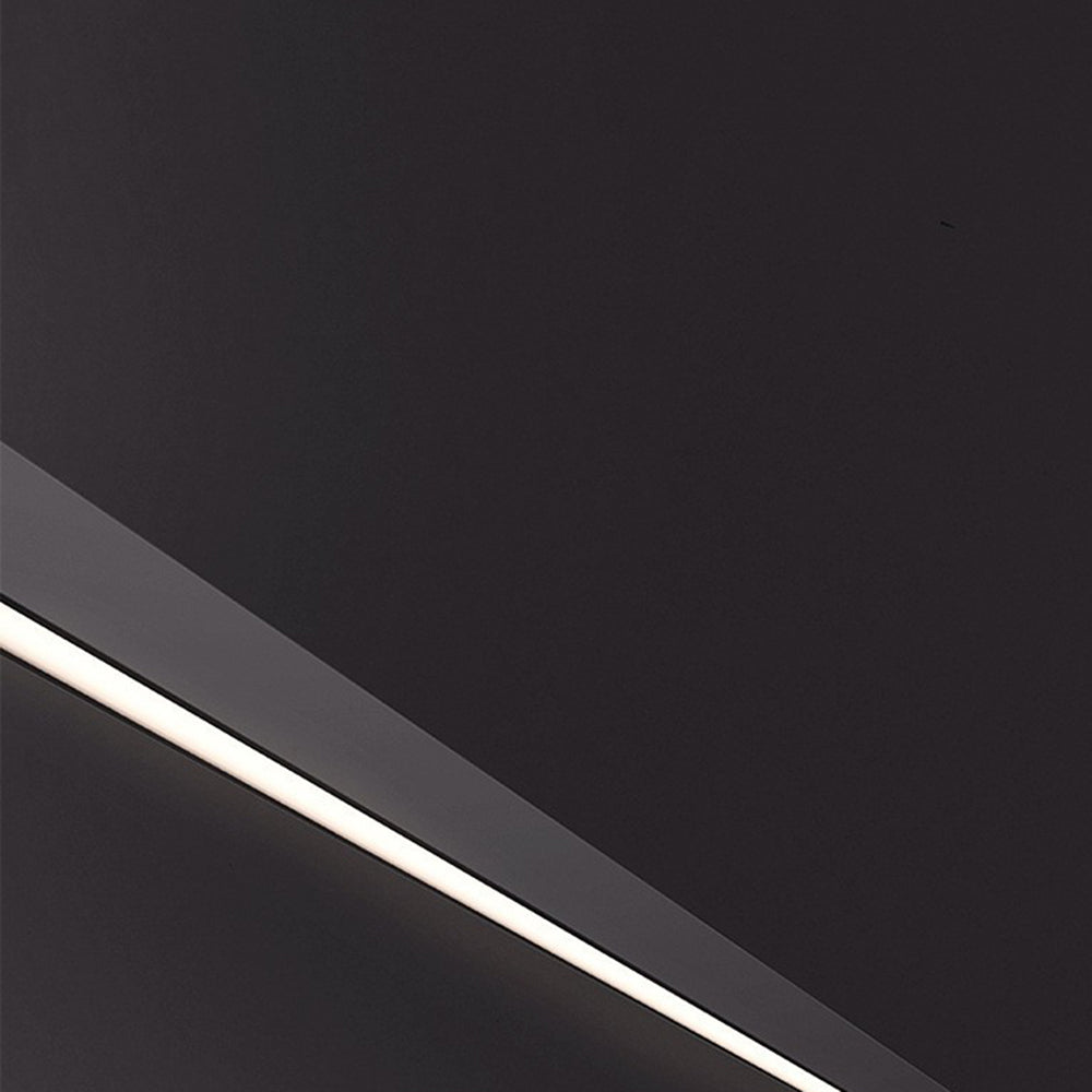 Liora Modern Slim Linear Black LED Wall Lamp - Lamp Copper