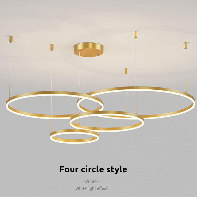 Remi Pendant Light Tir-Circle Liner - Lamp Copper